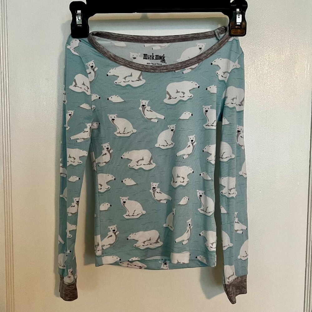 Mick Mack LTD Kids Pajama Set Sz 6 – Polar Bear Print